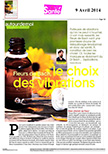 Article du Magazine Public April 2013 Fleurs de Bach