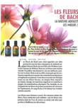 Article de presse Temps libre Avril 2012 Fleurs de bach